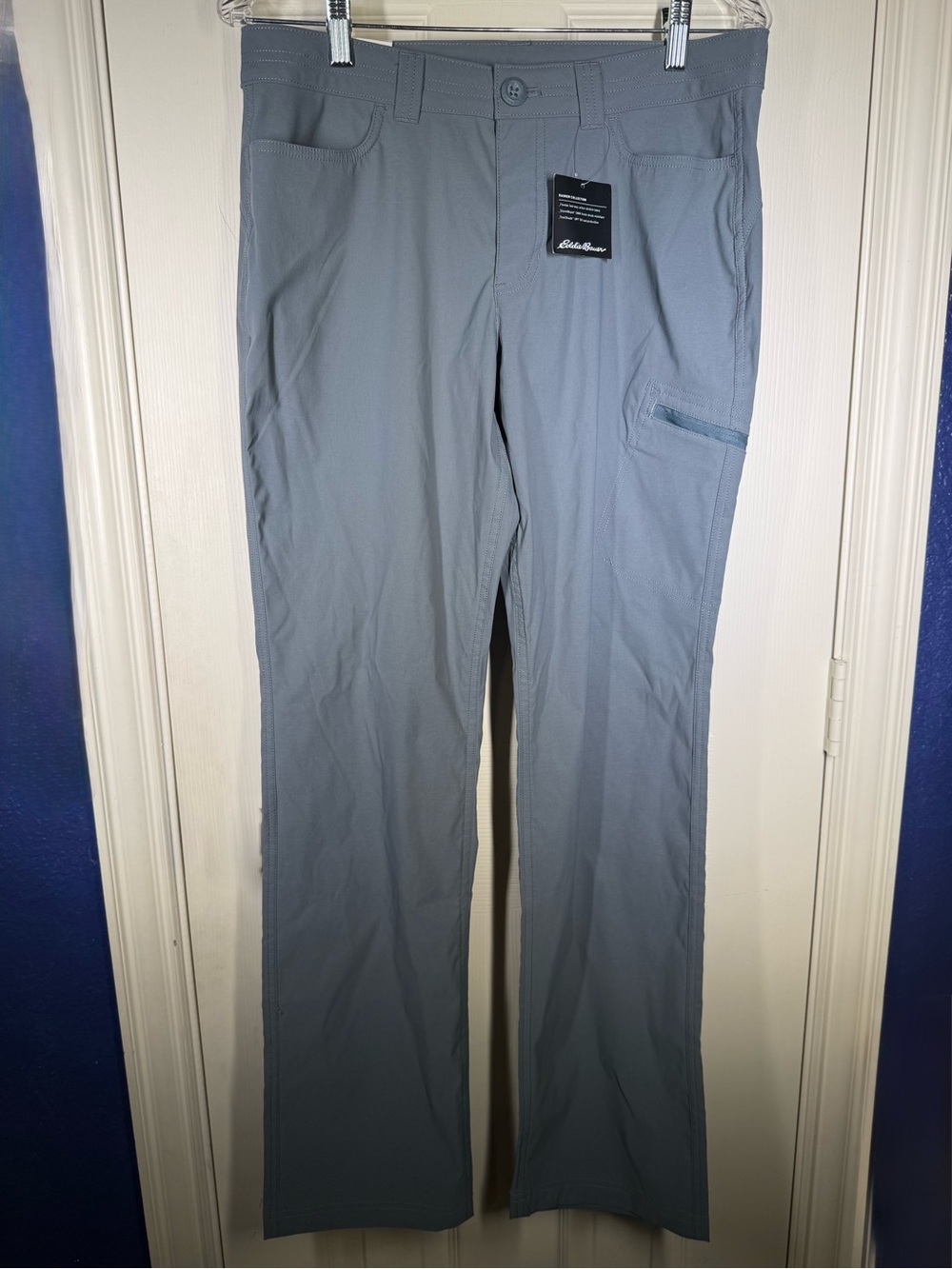 Eddie Bauer NWT Rainier UPF 50 Water Repellent Performance Pants Sz 8
